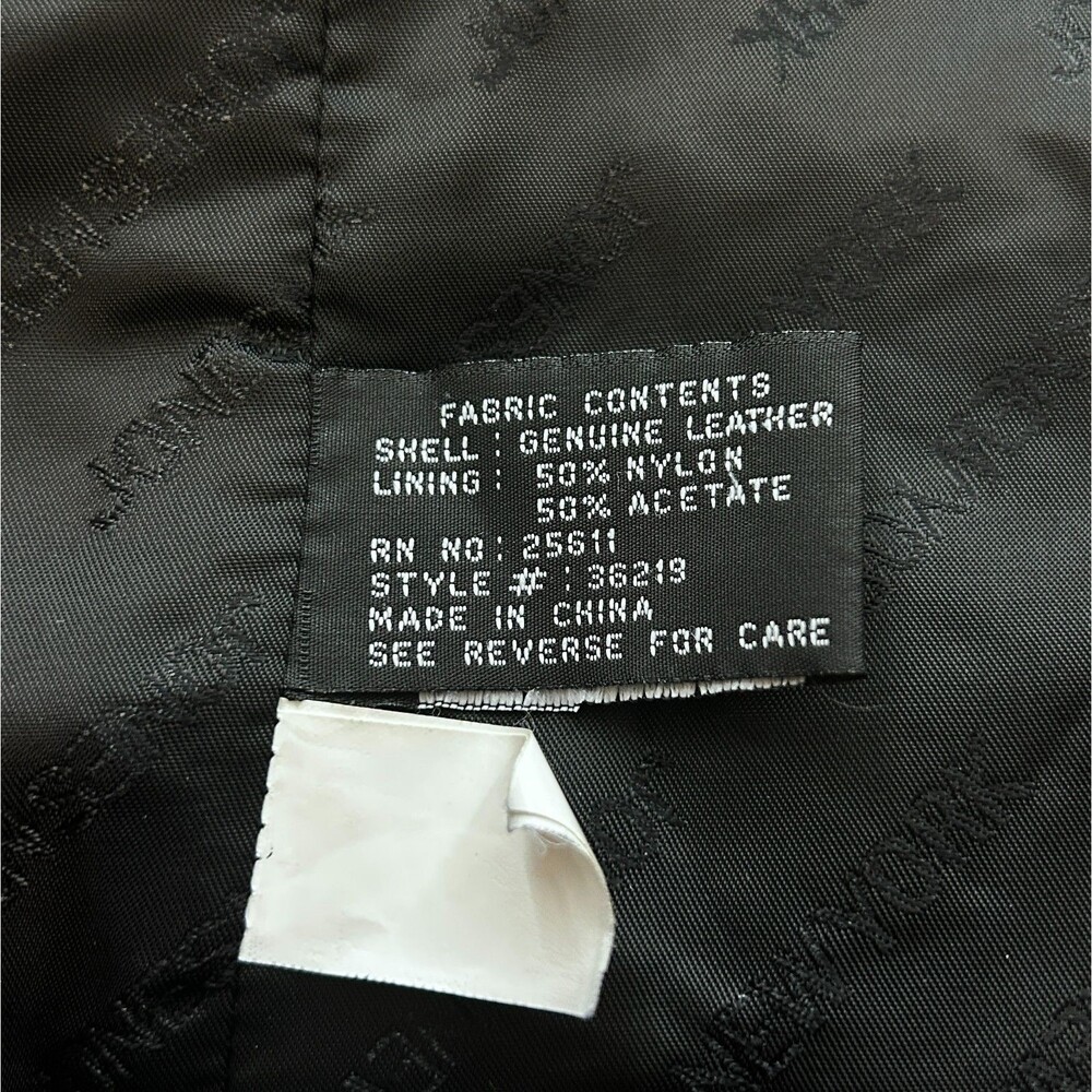 ๐ Jones New York Butter Soft Black Leather Jacket M Elegant Western Vibes - Picture 8 of 10